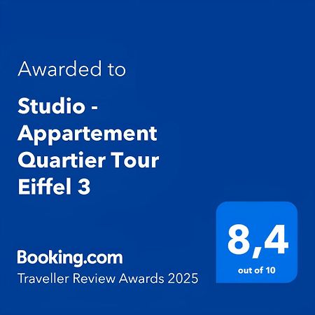Studio - Appartement Quartier Tour Eiffel 3 Free Netflix 巴黎 外观 照片